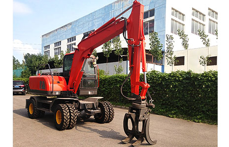 E.P Brand 7.5Ton small excavation MY75L  Wheel  Excavator 