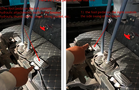 Operation Function For E.P Pilot Excavator with Swing Boom and Telescopic Expansion of The Chassis