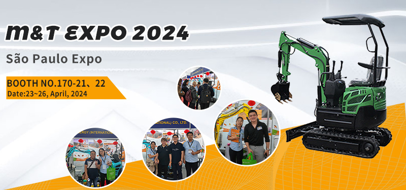 Brazil Exhibition Revealed! Mini excavator MY10/13 makes stunning debut