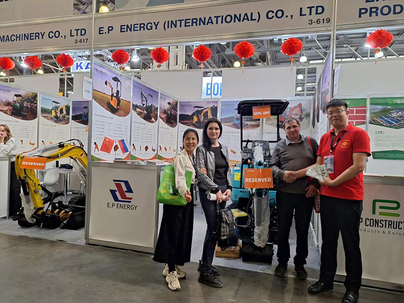 China Mini Excavator 2024 CTT RUSSIA Exhibition