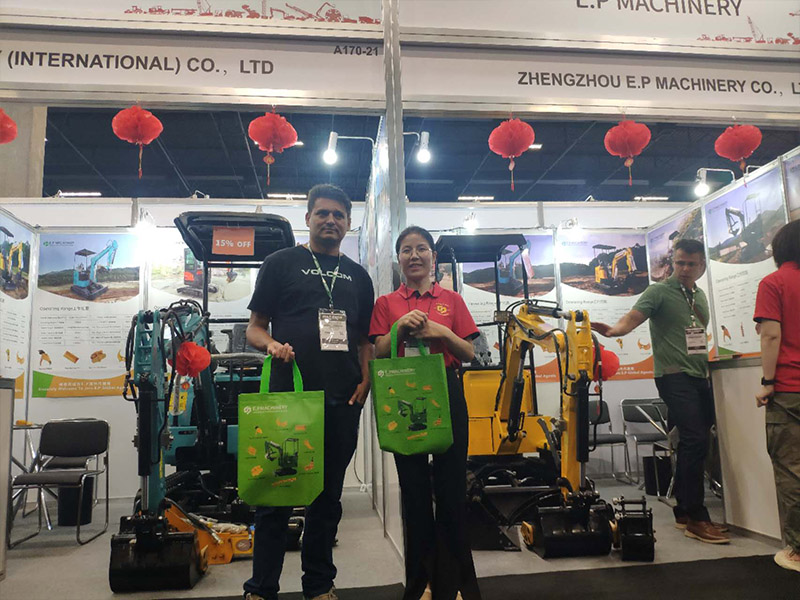 M&T EXPO 2024 Mini Excavator  Exhibition