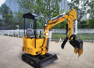 1.2 ton small mini excavator details display video