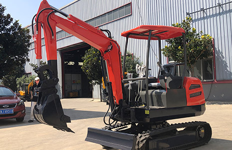 2.2Toner mini excavator Chinese small excavator Mini hydraulic 2.2T excavator bagger for sale