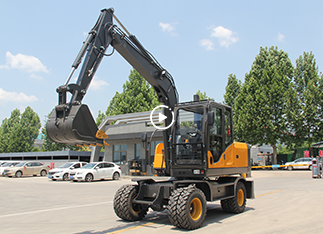 7.5 Ton Wheel Excavator MY75 Video